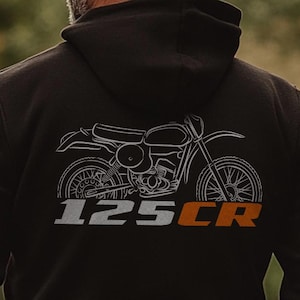 Laverda 125CR 1975 - 1976 Inspired Hoodie - Motorcycle Sweatshirt for Riders