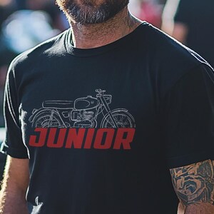 Bultaco Junior 125 1967 - 1971 Inspired T-Shirt - Motorcycle Tee Shirt for Riders