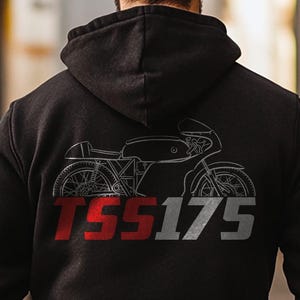 Bultaco TSS 175 1963 Inspired Hoodie - Motorcycle Sweatshirt for Riders