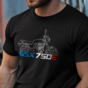Suzuki GSX 750E Inspired T-Shirt - Motorcycle Tee Shirt for Riders
