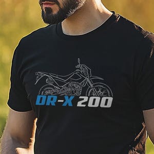 Suzuki DR-X 200 Inspired T-Shirt - Motorcycle Tee Shirt for Riders