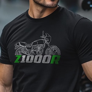 Kawasaki Z1000R Eddie Lawson Replica 1981 - 1984 Inspired T-Shirt - Motorcycle Tee Shirt for Riders
