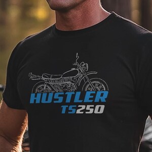 Suzuki TS250 | X | ER | Savage & Hustler Inspired T-Shirt - Motorcycle Tee Shirt for Riders