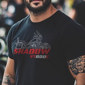 Honda VT800C Shadow 1988 Inspired T-Shirt - Motorcycle Tee Shirt