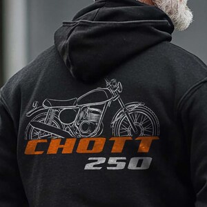Laverda 250 Chott 1974 - 1976 Inspired Hoodie - Motorcycle Sweatshirt for Riders
