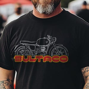 Bultaco 200 1962 - 1964 Inspired T-Shirt - Motorcycle Tee Shirt for Riders