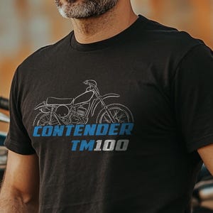 Suzuki TM100 Contender 1973 - 1976 Inspired T-Shirt - Motorcycle Tee Shirt for Riders