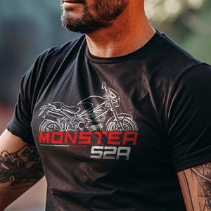 Ducati Monster S2R Inspired T-Shirt - Motorcycle Tee Shirt for Riders