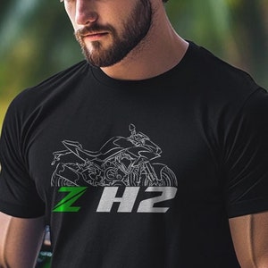 Kawasaki Z H2 Inspired T-Shirt - Motorcycle Tee Shirt for Riders
