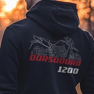 Aprilia Dorsoduro 1200 Inspired Hoodie - Motorcycle Sweatshirt for Riders