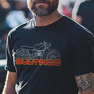 Bultaco 155 1960 - 1962 Inspired T-Shirt - Motorcycle Tee Shirt for Riders