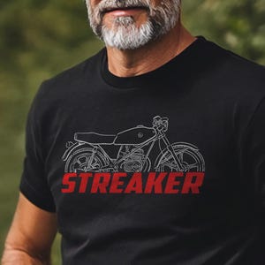 Bultaco Streaker 125 Inspired T-Shirt - Motorcycle Tee Shirt for Riders