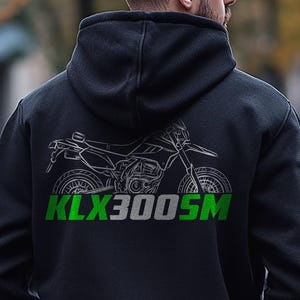 Kawasaki KLX300SM Inspired Hoodie - Motorcycle Sweatshirt for Riders