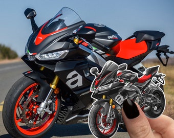 Aprilia RS 660 Aufkleber - 3er-Set Motorrad-Aufkleber für Fahrer