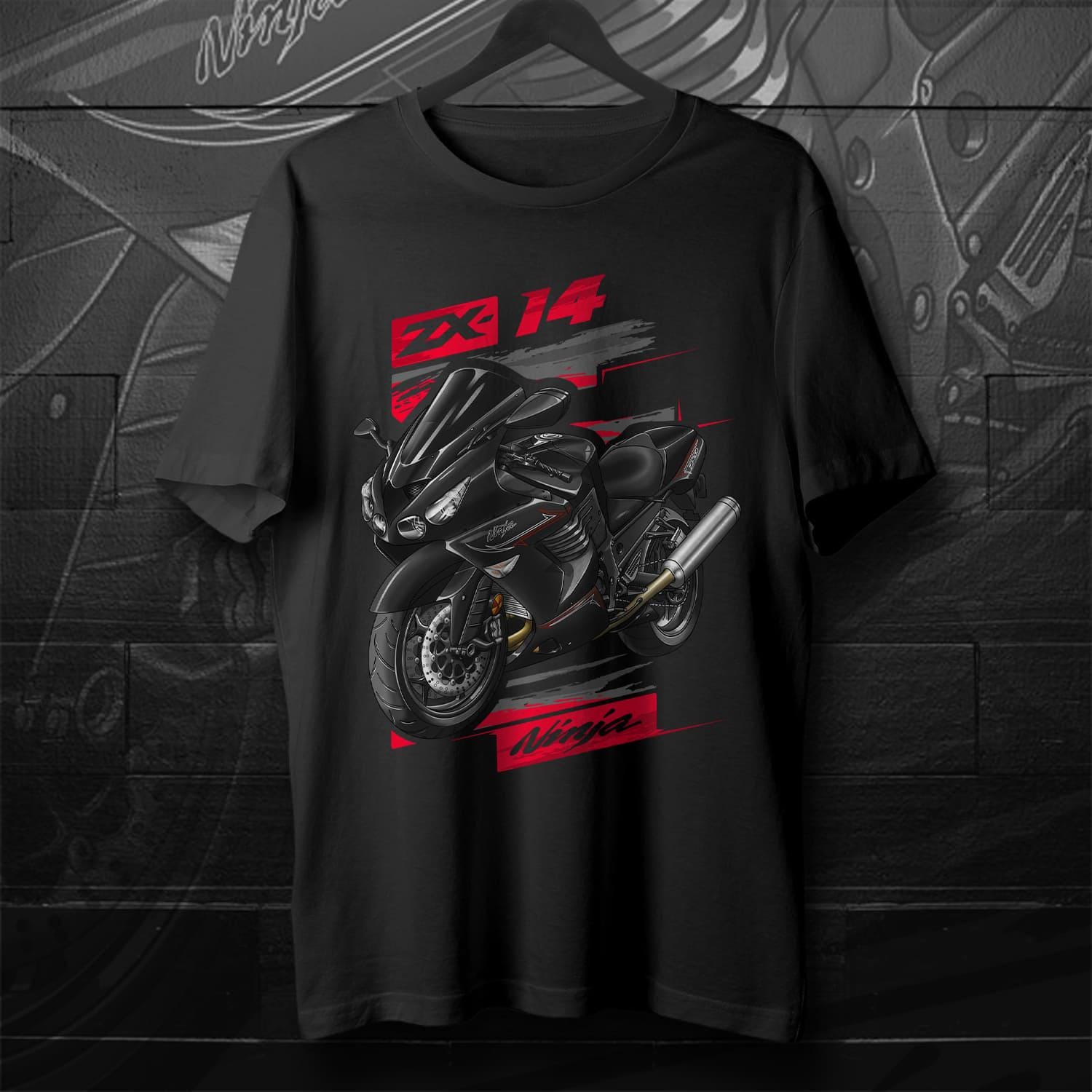 Kawasaki ZX-14 2010-11 Inspired T-shirt - Motorcycle Tee Shirt for