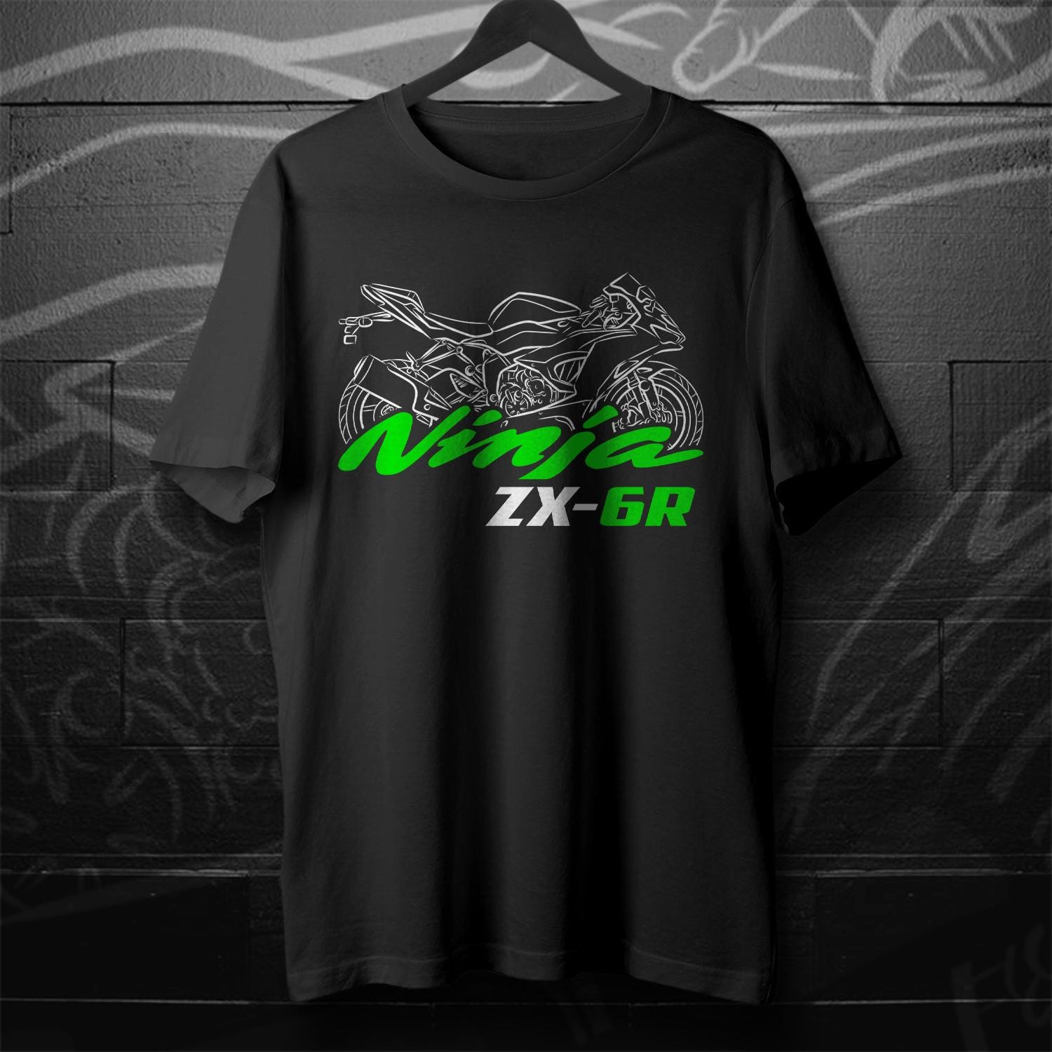 6（roku）Number T-shirt Are You Different Kawasaki Ninja ZX-6R 2009-2025 Inspired T-shirt - Motorcycle