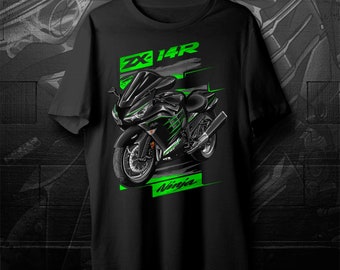 Kawasaki Ninja ZX-14R 2012-13 T-shirt - Motorcycle Tee Shirt