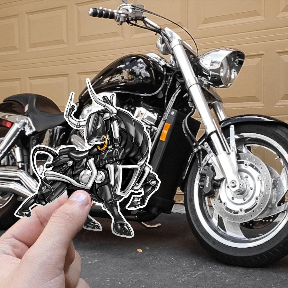 Honda VTX1800 Inspired Stickers - Set of 3 Motorcycle Decals