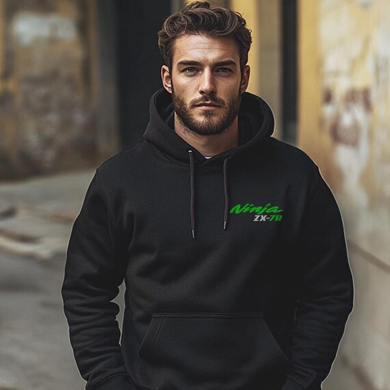 Kawasaki Ninja ZX-7R Inspired Hoodie - Motorcycle Sweatshirt Kawasaki Ninja ZX-7R Inspired Hoodie - Motorcycle Sweatshirt