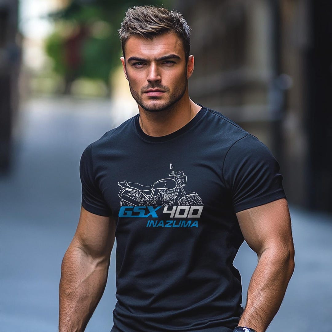 Suzuki GSX 400 Inazuma Inspired T-shirt - Motorcycle Tee Shirt for