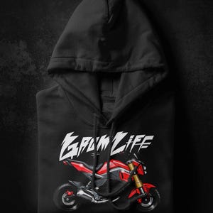 Honda Grom 2016-20 Inspired Hoodie - Motorcycle Sweatshirt