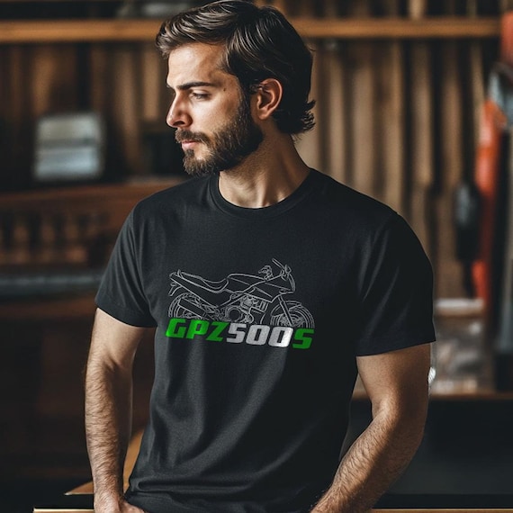 Kawasaki GPZ 500S Inspired T-shirt - Motorcycle Tee Shirt