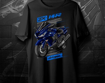 Kawasaki Ninja ZX-14R 2012-13 T-shirt - Motorcycle Tee Shirt