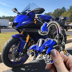 Yamaha YZF-R6 2020 Inspired Stickers - Set of 3 Motorcycle Decals for Rider