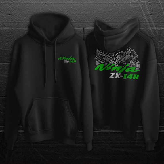 Kawasaki Ninja ZX-14 & ZX-14R Inspired Hoodie - Motorcycle