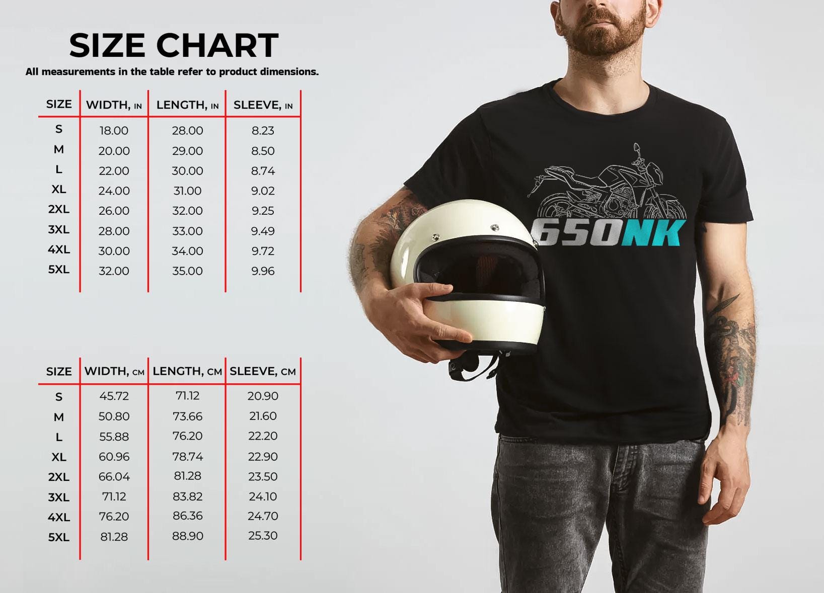 Mari Cfmoto 650NK Inspired T-shirt - Motorcycle Tee Shirt for Riders