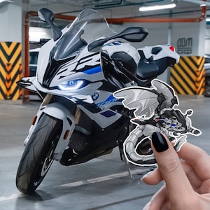 BMW S1000RR Stickers - Set of 3 Motorcycle Decals for Motorrad Riders