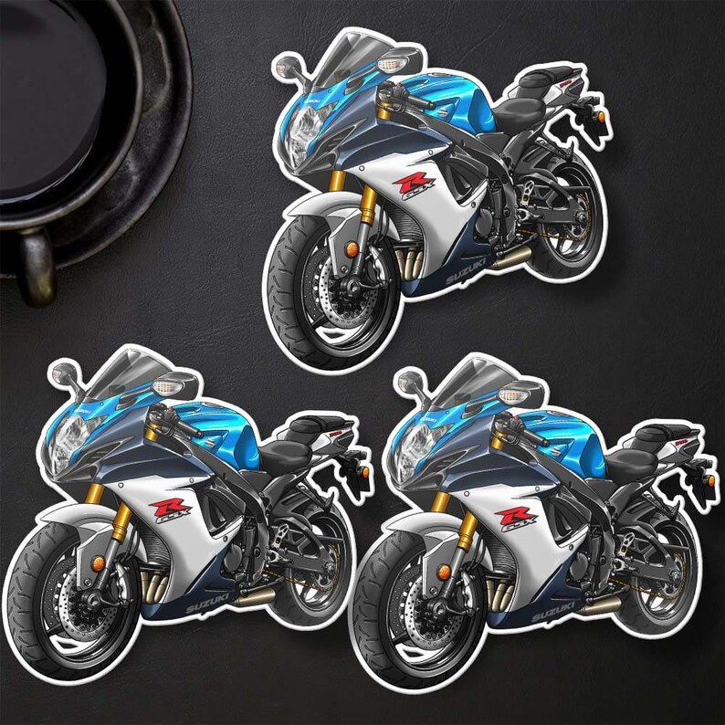 Suzuki GSX-R750 2011-14 Inspired Stickers - Set of 3 Motorcycle Decals ...