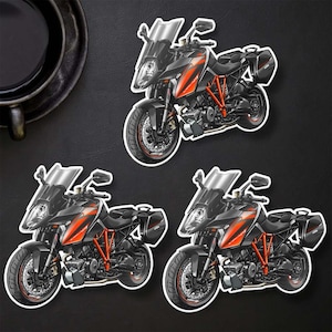 KTM 1290 Super Duke GT 2016-18 - Set of 3 Motorcycle Decals