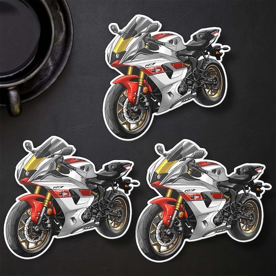 Yamaha YZF-R7 2022-24 Inspired Stickers - Set of 3