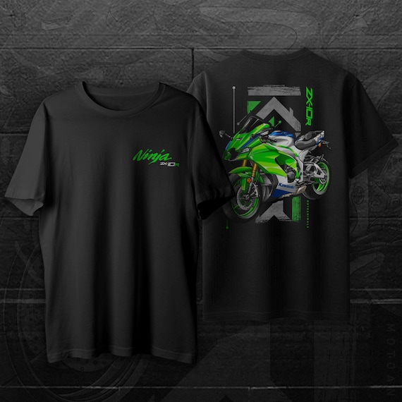 Kawasaki Ninja ZX-10R Inspired T-shirt - Motorcycle Tee Kawasaki Ninja ZX-10R Inspired T-shirt - Motorcycle Tee