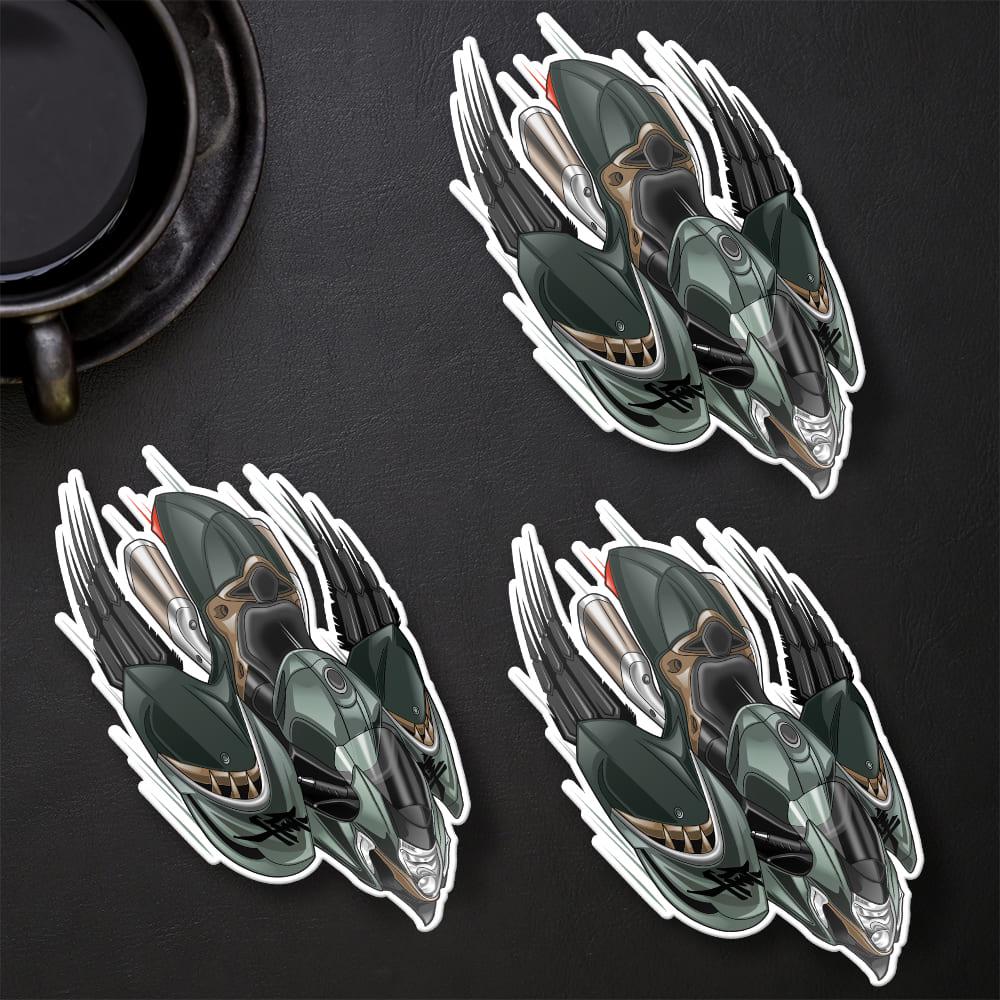 Suzuki Hayabusa 2025 Inspired Stickers - Set of 3 Biker Motorcycle ...