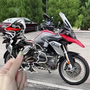 BMW R1200GS Stickers - Set of 3 Motorcycle Decals for ADV Riders