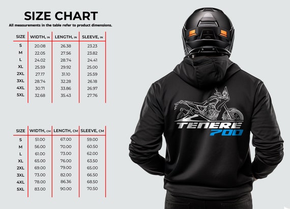 Yamaha Ténéré 700 Hoodie - Motorcycle Sweatshirt for ADV Riders - Etsy