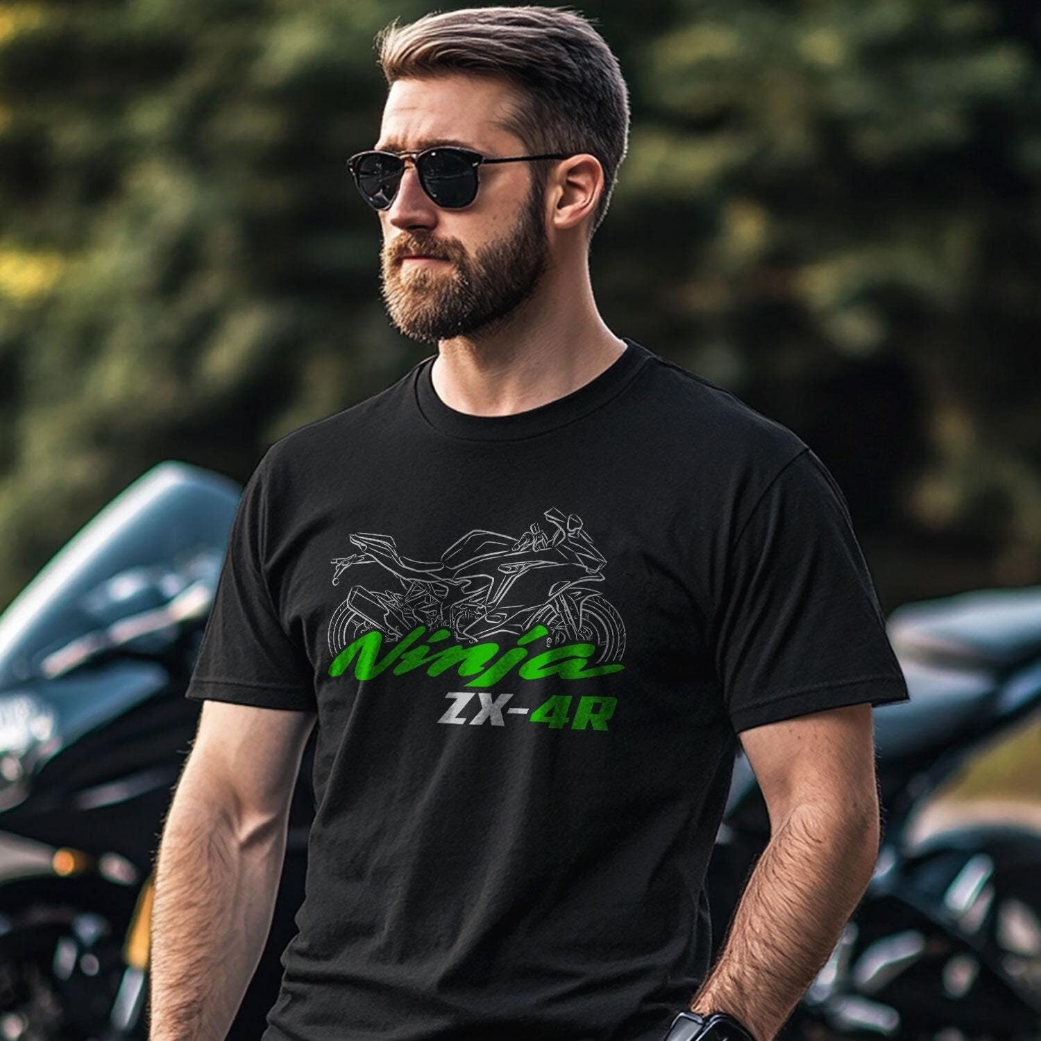 Kawasaki Ninja ZX-4R Inspired T-shirt - Motorcycle Tee Shirt