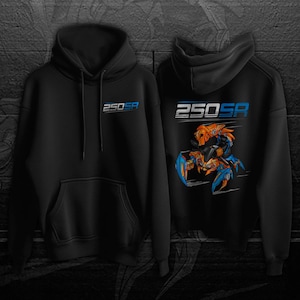 ZFMoto 250SR Hoodie - Motorrad-Sweatshirt für Sportbike-Fahrer