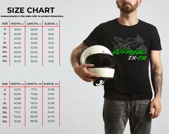 on Tシャツ Kawasaki Ninja ZX-7R Inspired T-shirt - Motorcycle Tee Shirt