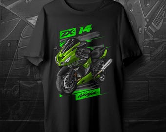 Kawasaki ZX-14 2010-11 Inspired T-shirt - Motorcycle Tee