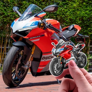 Ducati Panigale V4 2018-20 Stickers - Set of 3 Motorcycle Decals for Sportbike Riders