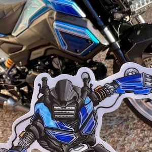 Honda Grom MSX125 Inspired Stickers - Set of 3 Motorcycle Decals