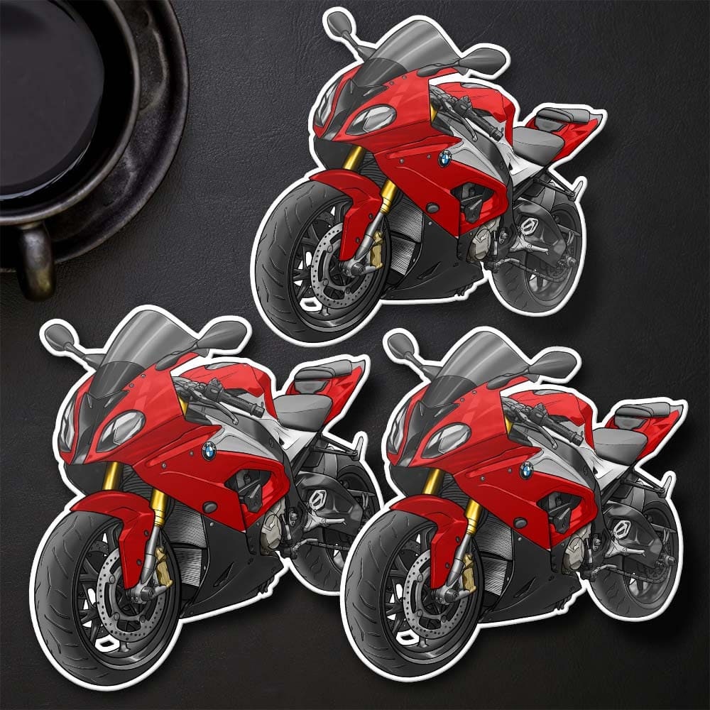 BMW S1000RR 2015-18 Stickers - Set of 3 Motorcycle Decals for Motorrad ...