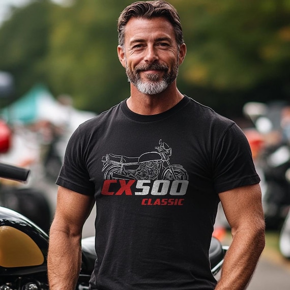 Honda CX 500 C D E Turbo Classic Inspired T shirt Motorcycle Tee Shirt Etsy UK