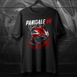 Ducati Panigale V4 T-Shirt 2022-23 - Motorcycle Tee Shirt for Riders