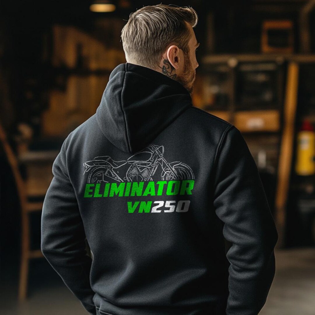 k Kawasaki Eliminator VN250 Inspired Hoodie - Motorcycle