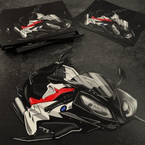 BMW S1000RR Stickers - Set of 3 Motorcycle Decals for Motorrad Riders ...