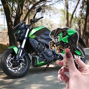 Adesivos Bajaj Dominar - Conjunto de 3 decalques para motocicletas